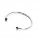 Cesare Paciotti Tip Bangle Bracciale Argento