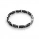 4US Cesare  Paciotti Black Wave Bracciale Acciaio