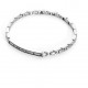 4US Cesare Paciotti Shiny Roads1Dot Bracciale Acciaio