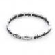 4US Cesare Paciotti Clever Minds White Bracciale Acciaio